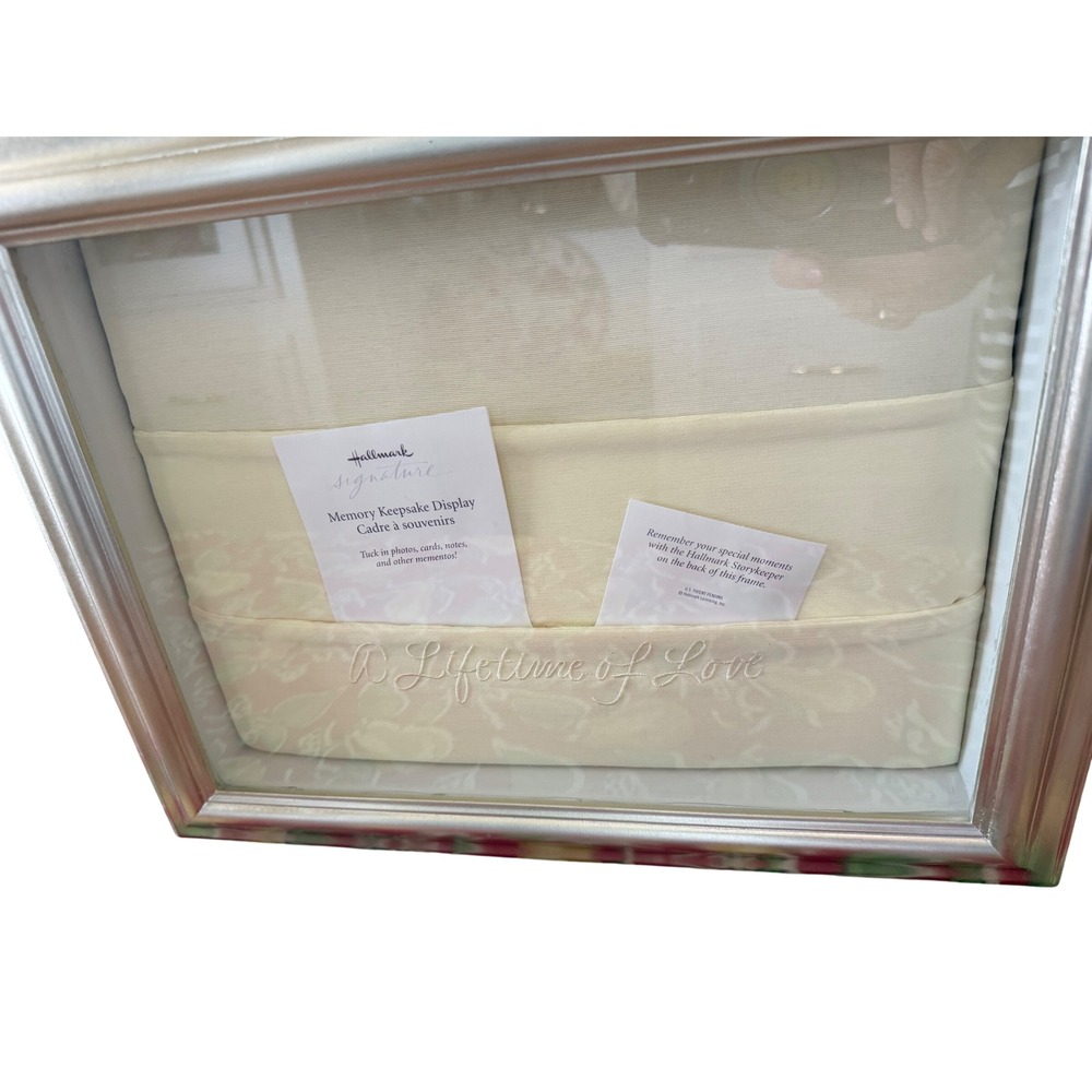 Hallmark Signature Memory Keepsake Display Frame A Lifetime of Love Silver